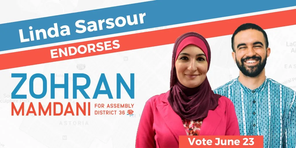 Linda Sarsour has backed Zohran Mamdani since his 2020 run for Assemblymember — a relationship that continues as he now campaigns for NYC Mayor.